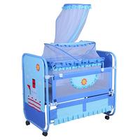 Multi functional kids crib metal baby bed with mosquito net #MMC9747