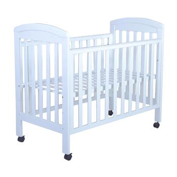 European style multi functional wooden white color baby bed all wood crib#MWC6015