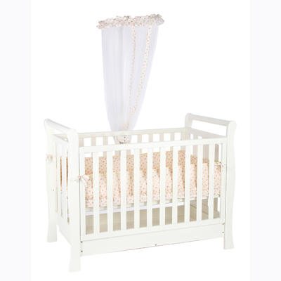 Concise style baby wooden bed/ crib with mosquito net MWC6001