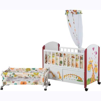 Solid wood baby cribs animal series CWC5371