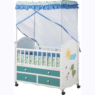 Solid wooden crib for 0-3 year old baby CWC5357