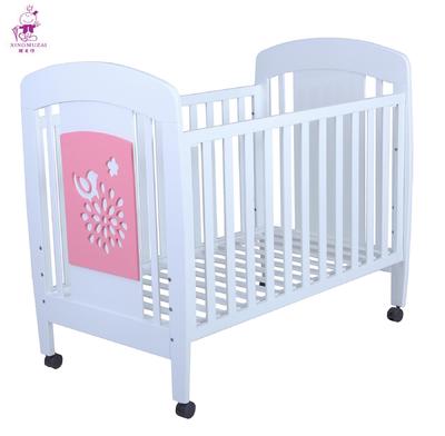 Classic wood baby bed, children baby crib for 0-5 years kid 6047